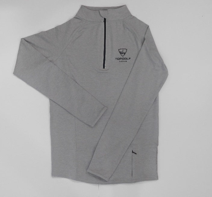 TG Mens Zip Top Silver GLASGOW