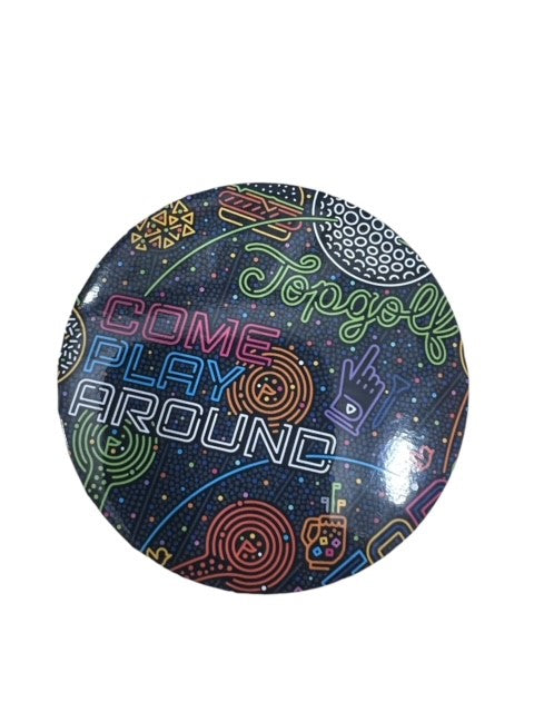 Come Play Around Badge (Pack of 20)